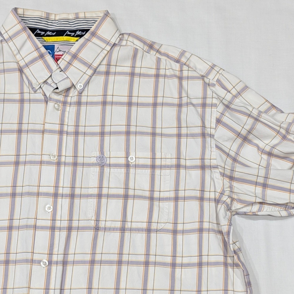 Wrangler George Strait Cowboy Cut Plaid Button Down Shirt Mens XXL